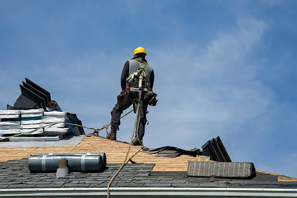 Professional Roof Repair technician working in Bridgeport, OH